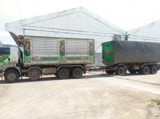 ขายด่วนครับ ISUZU DECA 360 ปี56 ดั้ม แม่ 2 คาน ลูก 3 เพลา รถสวยพร้อมใช้งาน มี 2 พ่วง