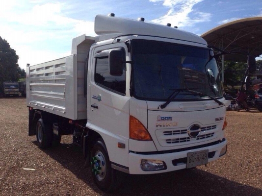 6 ล้อดัมพ์ HINO 175 แรง ปี 2555  รถวิ่ง 80,000 กว่าโล