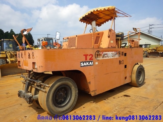 Sakai T2 # 10051 รถบด ล้อยาง 7 ล้อ รอนำเข้าจากญี่ปุ่น โทร.กุ้ง:0813062283