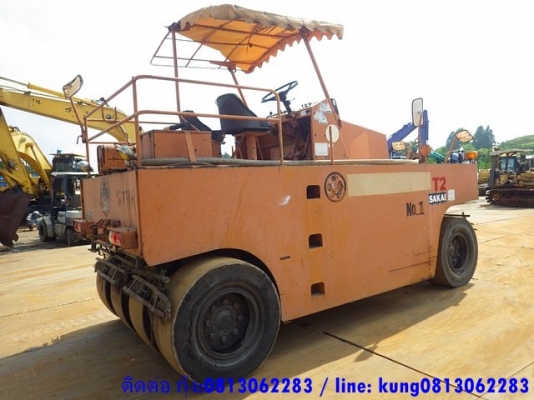 Sakai T2 # 10051 รถบด ล้อยาง 7 ล้อ รอนำเข้าจากญี่ปุ่น โทร.กุ้ง:0813062283