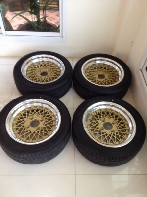 ขายล้อ Volk Racing รังผึ้ง สวยๆ หายาก พร้อมยาง