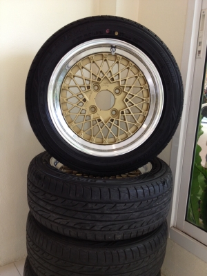 ขายล้อ Volk Racing รังผึ้ง สวยๆ หายาก พร้อมยาง