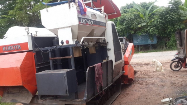 ขายรถเกี่ยว  KOBOTA DC60 ถูกๆ