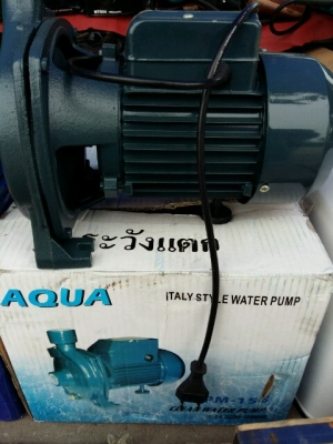 ปั้มน้ำ หอยโคล่ง ยี่ห้อ อัคคว่า ไฟฟ้า 1hp 1 นิ้ว รุ่น cpm 158