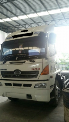 รถหัวลาก Hino mega 320 แรงม้า ปี 47 สภาพสวยสด พร้อมใช้งาน ทดลองขับได้ สนใจติดต่อเอ็ม ที เจริญยนต์ สา