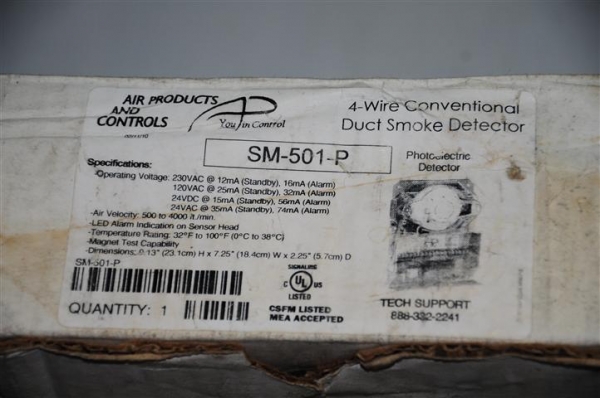 เครื่องตรวจจับควันในท่อ SM-501-P SERIES DUCT SMOKE DETECTORS