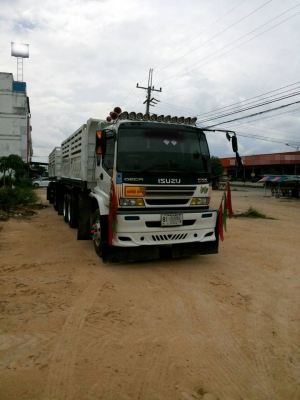 18ล้อพ่วง ISUZU DECA FXZ-270 ยูโรทู แม่+ลูก ดั้มสามมิตร **ขาย ISUZU DECA-270 ยูโรทู 18ล้อพ่วง แม่+ลูก ดั้มเหล็กสามมิตรลอนเฉียง สภาพสวย พร้อมใช้งาน ISUZU DECA FXZ23NZF 2 4 6SD1-Turbo 270แรง EURO-2 ปี48 เครื่องดำ เฟืองช้า เครื่องเดิม