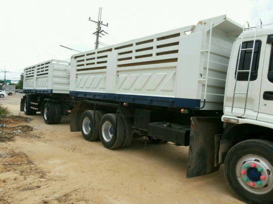 18ล้อพ่วง ISUZU DECA FXZ-270 ยูโรทู แม่+ลูก ดั้มสามมิตร **ขาย ISUZU DECA-270 ยูโรทู 18ล้อพ่วง แม่+ลูก ดั้มเหล็กสามมิตรลอนเฉียง สภาพสวย พร้อมใช้งาน ISUZU DECA FXZ23NZF 2 4 6SD1-Turbo 270แรง EURO-2 ปี48 เครื่องดำ เฟืองช้า เครื่องเดิม