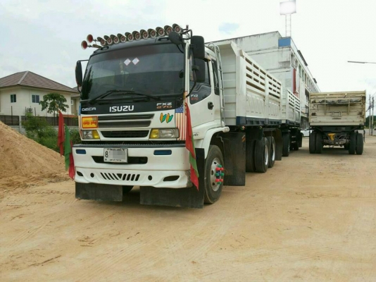 18ล้อพ่วง ISUZU DECA FXZ-270 ยูโรทู แม่+ลูก ดั้มสามมิตร **ขาย ISUZU DECA-270 ยูโรทู 18ล้อพ่วง แม่+ลูก ดั้มเหล็กสามมิตรลอนเฉียง สภาพสวย พร้อมใช้งาน ISUZU DECA FXZ23NZF 2 4 6SD1-Turbo 270แรง EURO-2 ปี48 เครื่องดำ เฟืองช้า เครื่องเดิม