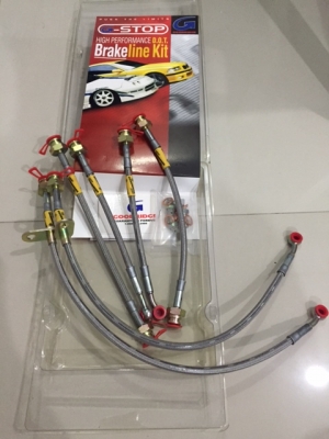 สายเบรคถัก Goodridge สำหรับ 2005-10 Honda Odyssey ของใหม่แกะกล่อง