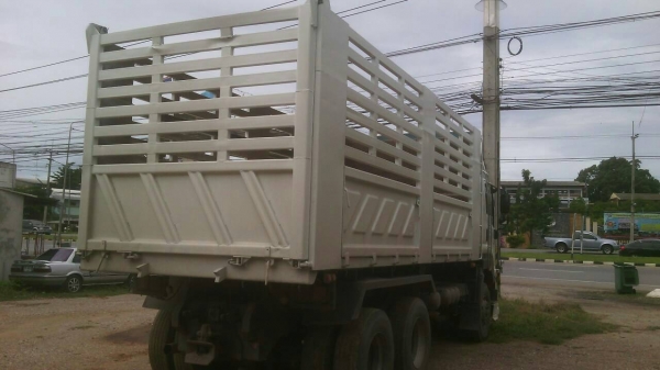 ขายรถบรรทุก 22 ล้อพ่วงแม่ลูกดัมพ์ ISUZU DECA 360 แรงม้าปี 2553 ลูกพ่วงสามมิตร 3 เพลาปี 2554 ราคา 2750000