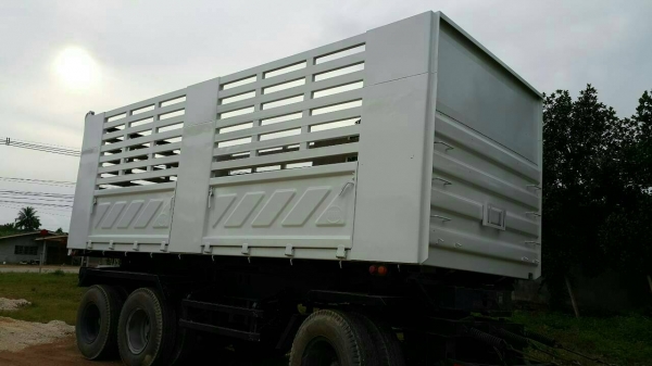 ขายรถบรรทุก 22 ล้อพ่วงแม่ลูกดัมพ์ ISUZU DECA 360 แรงม้าปี 2553 ลูกพ่วงสามมิตร 3 เพลาปี 2554 ราคา 2750000