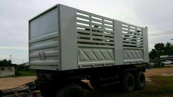 ขายรถบรรทุก 22 ล้อพ่วงแม่ลูกดัมพ์ ISUZU DECA 360 แรงม้าปี 2553 ลูกพ่วงสามมิตร 3 เพลาปี 2554 ราคา 2750000