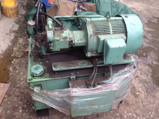ขายปั้มน้ำมันไฮโดรลิค Yuken made in Japan ขนาด 7.5HP. 380V พร้อมวาล์วคอนโทรล 1 ชุด อุปกรณ์ครบ พร้อมใช้งาน