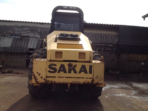 รถบด 10 ตัน Sakai SV510TF  (2 เปลือก) ล้อเรียบหุ้มหนาม สภาพเยี่ยม ชม.ต่ำ รถนอกแท้ๆ  ยังไม่ผ่านการใช้งานในไทย 100\%