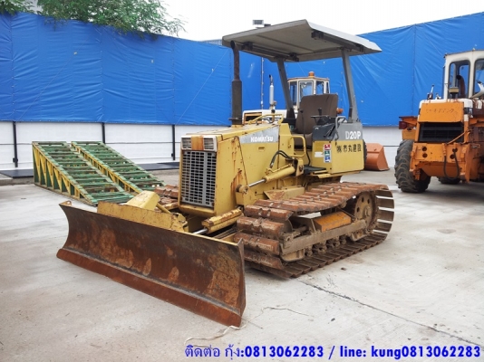 รถดันดิน D20P-7 # 75050 มือสอง นำเข้าจากญี่ปุ่น โทร. กุ้ง:0813062283