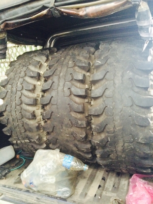ขายยางตะขาบมี3เส้นครับ35/12.5/15เอาไว้ทำอะไหล่