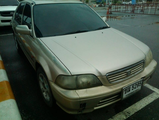 ขาย HONDA  CITY ปี1997  เครื่องดี  ช่วงล่างดี   เเอร์เย็น  พร้อมใช้   เก็บสีินิดหน่อย  เล่มพร้อมโอน       0876835269