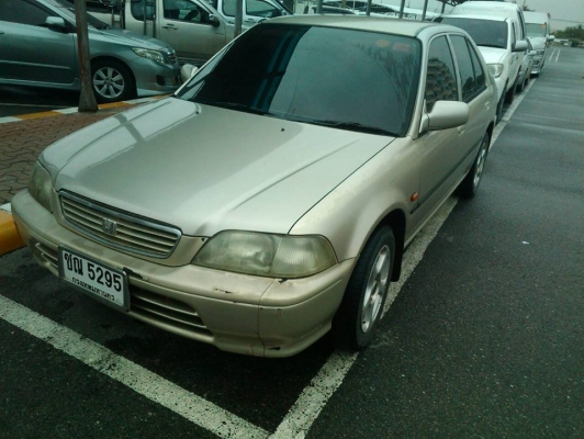 ขาย HONDA  CITY ปี1997  เครื่องดี  ช่วงล่างดี   เเอร์เย็น  พร้อมใช้   เก็บสีินิดหน่อย  เล่มพร้อมโอน       0876835269