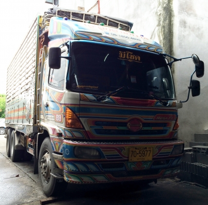 ขายรถบรรทุก 10 ล้อ รถสิบล้อ Hino Mega FL 260 hp ปี50