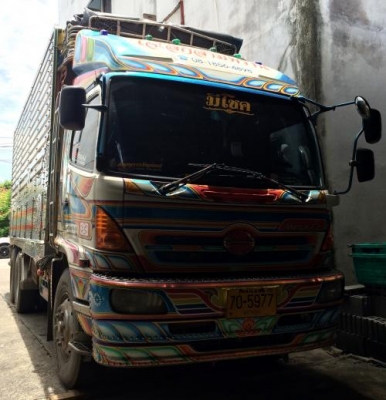 ขายรถบรรทุก 10 ล้อ รถสิบล้อ Hino Mega FL 260 hp ปี50
