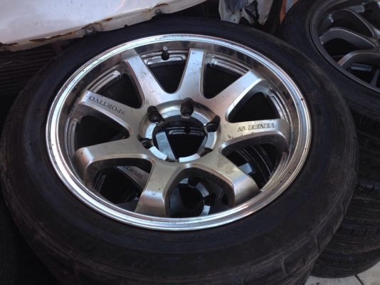 ล้อเเม็ค lenso rt7 ขอบ 17 6รู ยาง225/50/17