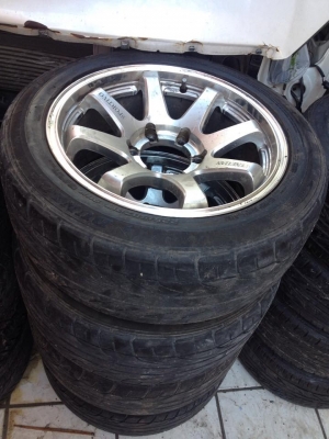 ล้อเเม็ค lenso rt7 ขอบ 17 6รู ยาง225/50/17