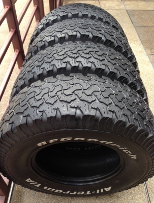 ยาง All BF goodrich 31 10.5 R15 ปี12 พร้อมใช้งาน