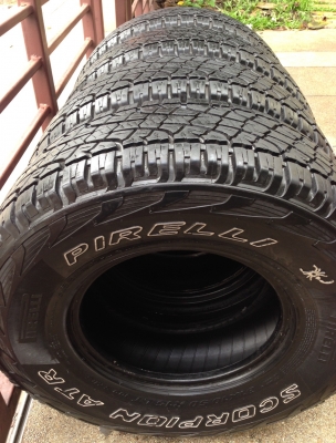 ยาง All PIRELLI 31 10.5 R15 ดอกเต็ม ไม่มีปะพร้อมใช้งาน ราคาไม่แพง