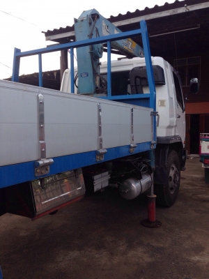 ต้องการขายรถบรรทุก 10 ล้อ mitsubishi ติดเครนยาว 7 เมตร เครน 3 ตัน สภาพ 90\% เอกสารพร้อมโอน