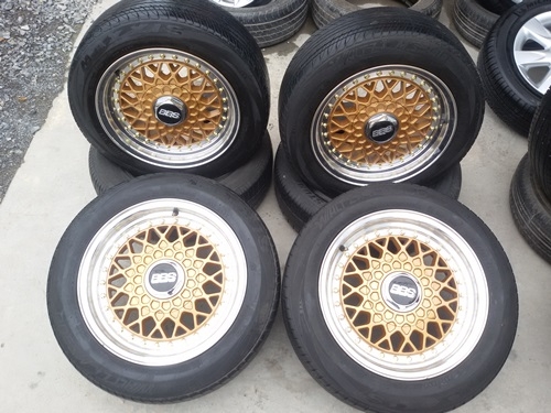 ขายล้อ BBS 15 กว้าง7 ET30 4 รู 100-114  4 ล้อ