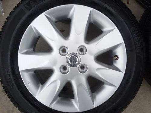 ขายล้อแม็กNISSAN March 15 ยางปี 13 4 ล้อ ขายล้อแม็กNISSAN March 15 ยางปี 13 4 ล้อ