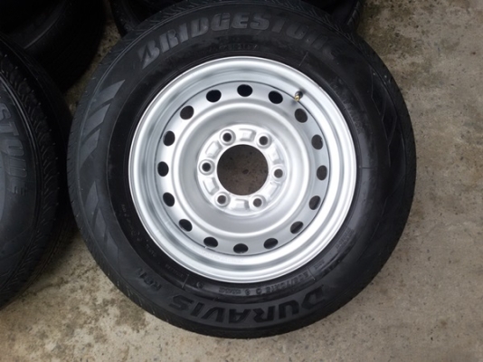 ขายล้อกะทะ15 6รู ยาง205/70/15 4 ล้อ 4000 ขายล้อกะทะ15 6รู ยาง205/70/15 4 ล้อ 4000