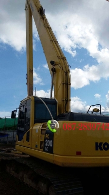 ขายรถแบคโฮบูมยาว KOMATSU PC200LC-8 C733XX  4,9XX ชม.