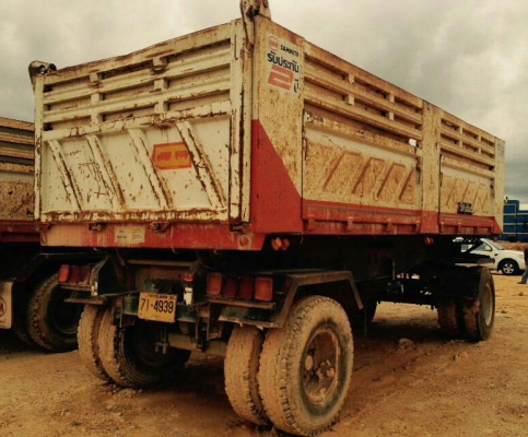 สิบล้อ มิตรซู FUSO 270โบว์ ปี56 แม่ลูก ดั้มสามมิตรแท้ สภาพสวยบางเดิม วิ่งน้อย100&times;&times;&times;กม.ไม่เคยมีอุบัติเหตุ ทะเบียนพร้อมโอน