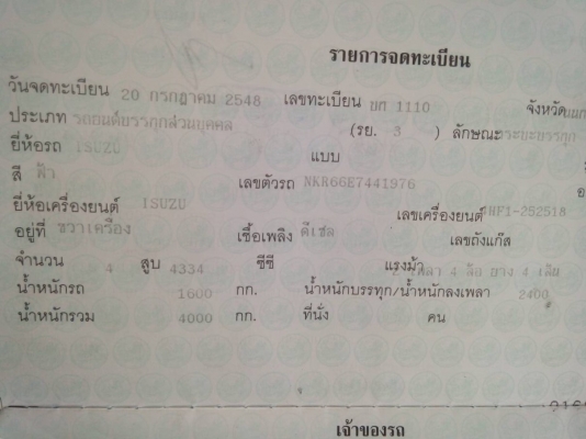 ขายด่วน 4ล้อไม่ติดเวลา NKR66E เครื่อง 120แรง ขายด่วน 4ล้อไม่ติดเวลา NKR66E เครื่อง 120แรง