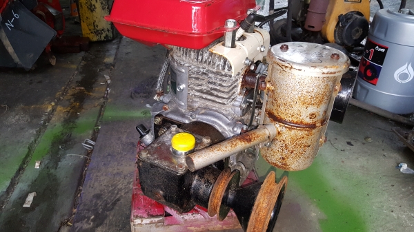 เครื่องยนตร์อเนกประสงค์ 5 แรง เพลาทด เครื่องยนตร์อเนกประสงค์ 5 แรง เพลาทด