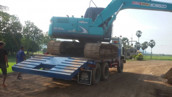 ขายรถ 10  ล้อ 2 เพลาเทเลอร์ท้ายลาด ภาษี ปี59