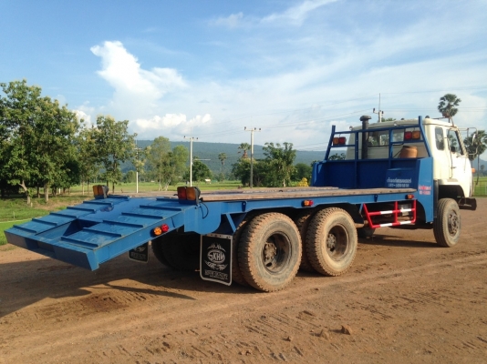 ขายรถ 10  ล้อ 2 เพลาเทเลอร์ท้ายลาด ภาษี ปี59