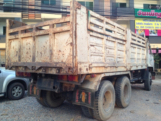 ขายรถ 10  ล้อ 2 เพลาเทเลอร์ท้ายลาด ภาษี ปี59