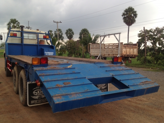 ขายรถ 10  ล้อ 2 เพลาเทเลอร์ท้ายลาด ภาษี ปี59