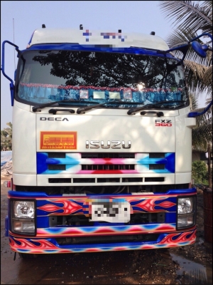 ขาย ISUZU 360 พ่วงแม่ลูก กระบะเหล็กคอกเกษตรดั๊ม รถปี 56