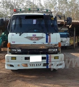 Hino ท้ายเป็ด195 3เพลา ปี2533 มีทะเบียนพร้อม
