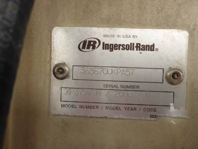 ปั๊มลม Ingersoll Rand 375 มือสองจากนอก