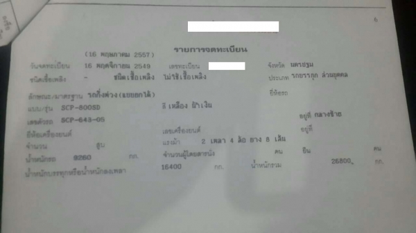 หัวลากมือสอง/ Hino Mega FM1J=260 แรง ปี 53 แก๊สแท้ โรงงาน/ พ่วงเซมิดั๊มสามเพลายัด/ ยางใหม่เรเดี่ยรทุกเส้น