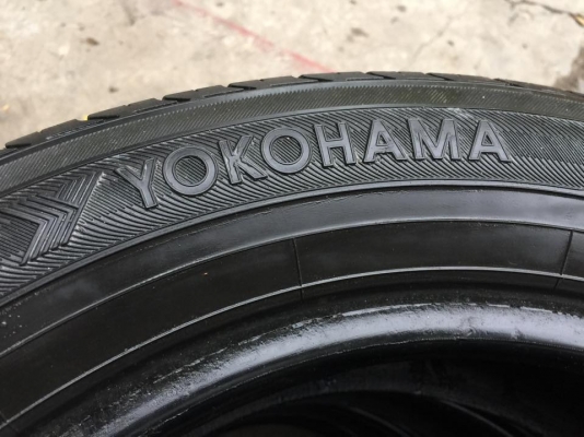 ขายยาง YOKOHAMA Earth-1 (japan) 185-60-15 ปี12 สัปดาห์38 ดอกสวย เนื้อนิ่ม ไม่มีปะ