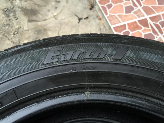 ขายยาง YOKOHAMA Earth-1 (japan) 185-60-15 ปี12 สัปดาห์38 ดอกสวย เนื้อนิ่ม ไม่มีปะ