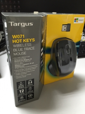 Targus W071 Hot keys wireless bluetrace mouse สีดำ ราคา 750 บาท ฟรีจัดส่ง