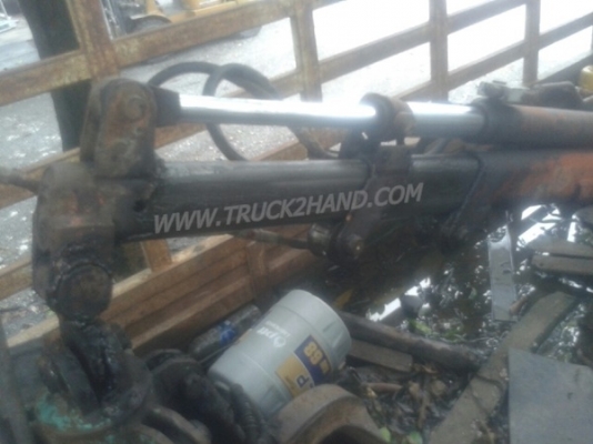 รถบรรทุก 6 ล้อติดเครน HINO เครนพับ ยืดได้ 2 ชัก 3 ปลอก ขนาด 1 ตัน ยี่ห้อ HMF