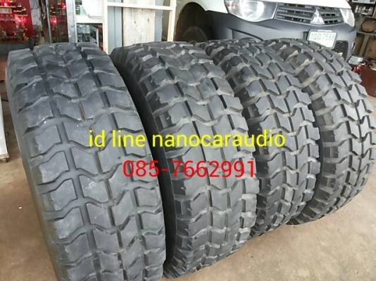 ยางรถทหารHUMVEE 37/12.5/16.5 ชุด สภาพสวย ดอกสวย นิ่ม 90UP! ใช้อีกนาน คุ้ม